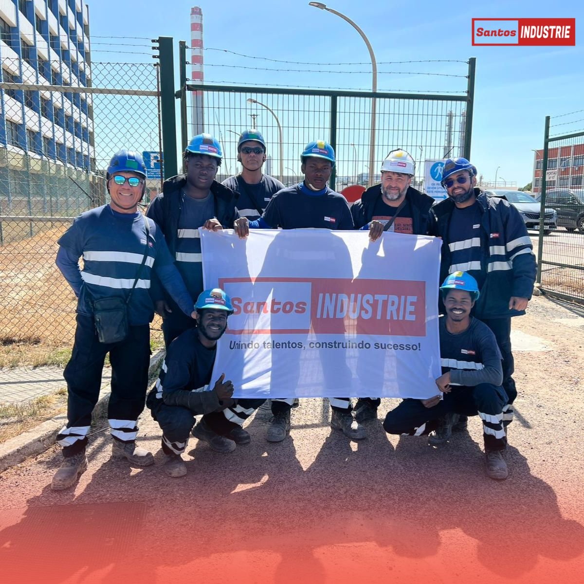 Equipas Santos Connect em obra